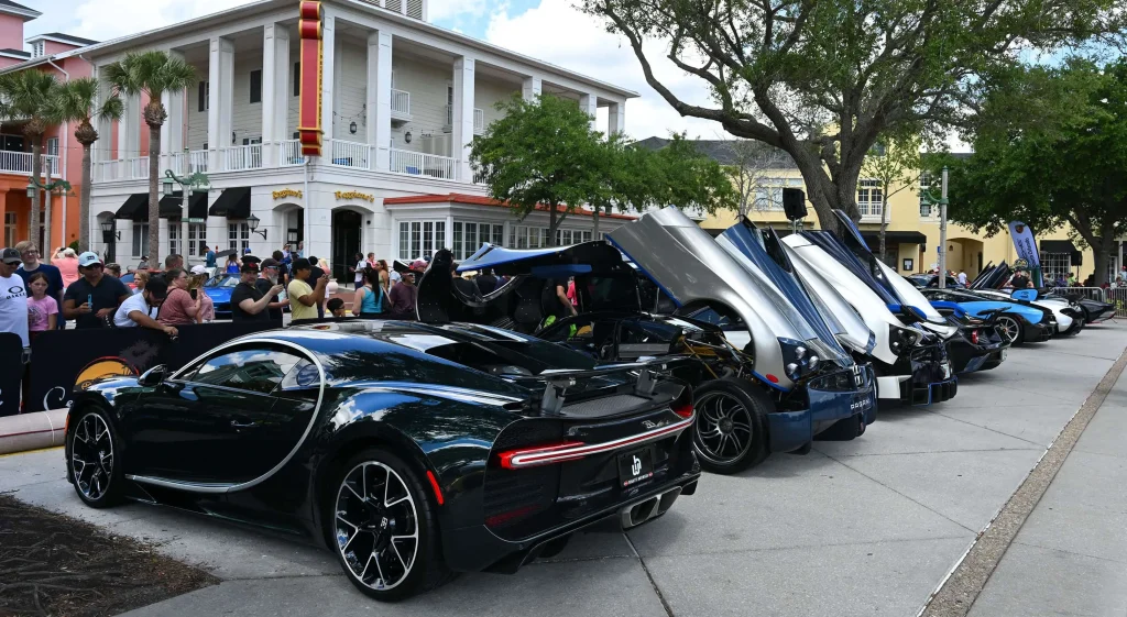 exotic car rally event